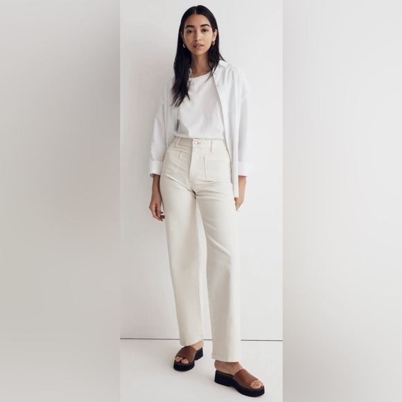 Madewell The Perfect Vintage Wide-Leg Jean in Vintage Canvas - Size 33 - Picture 1 of 6